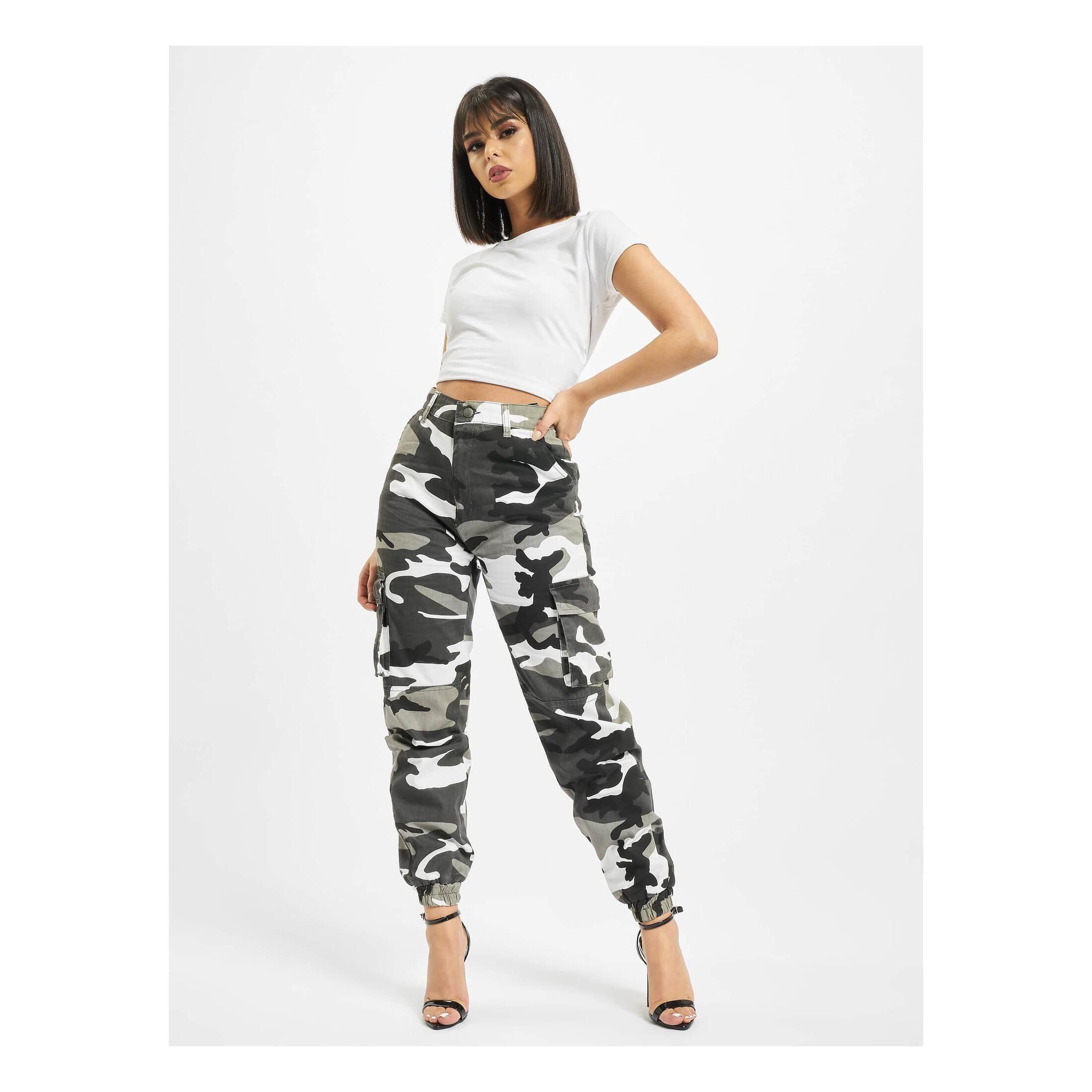 Urban Classics - Pantalon Cargo Femme Urban Classics Ruby - Pantalon De Chasse - Marron|vert - Decathlon