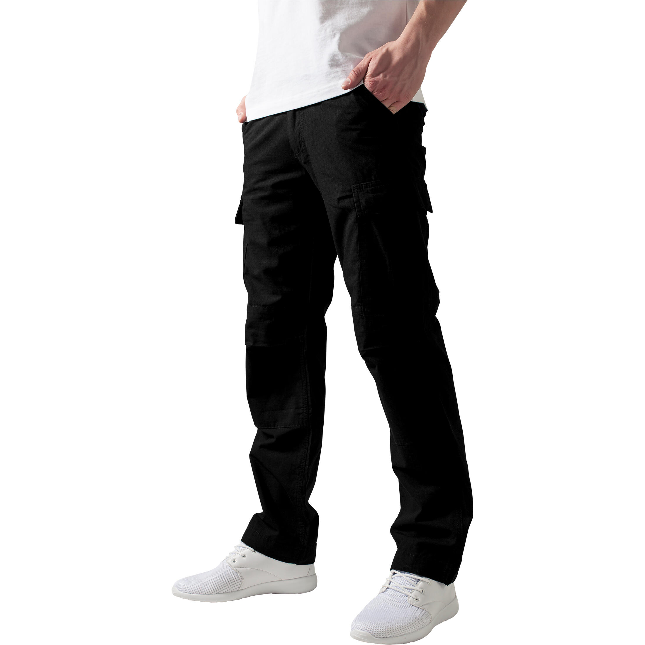 Urban Classics - Pantalon Urban Classic Cargo Camouflage - Pantalon De Chasse - Noir - 40 - Decathlon