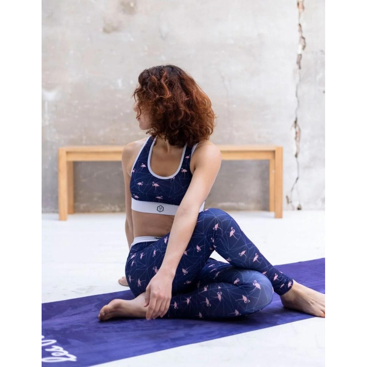 Brassière femme Les Poulettes Fitness Flamants 3/3