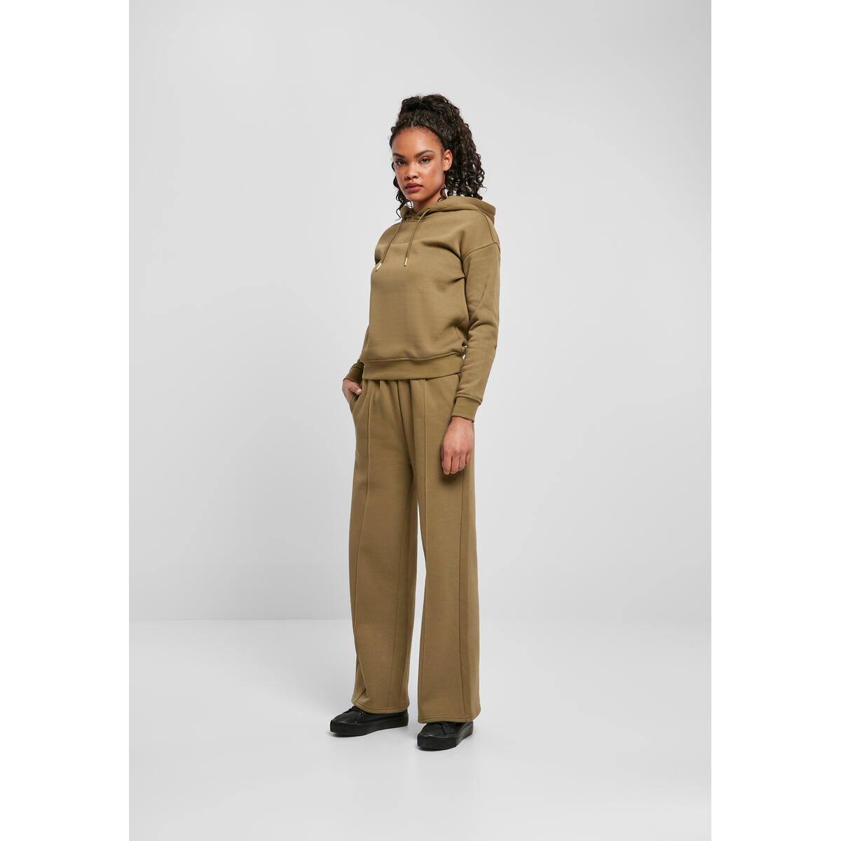 URBAN CLASSICS Women's trousers Urban Classics straight pin tuck