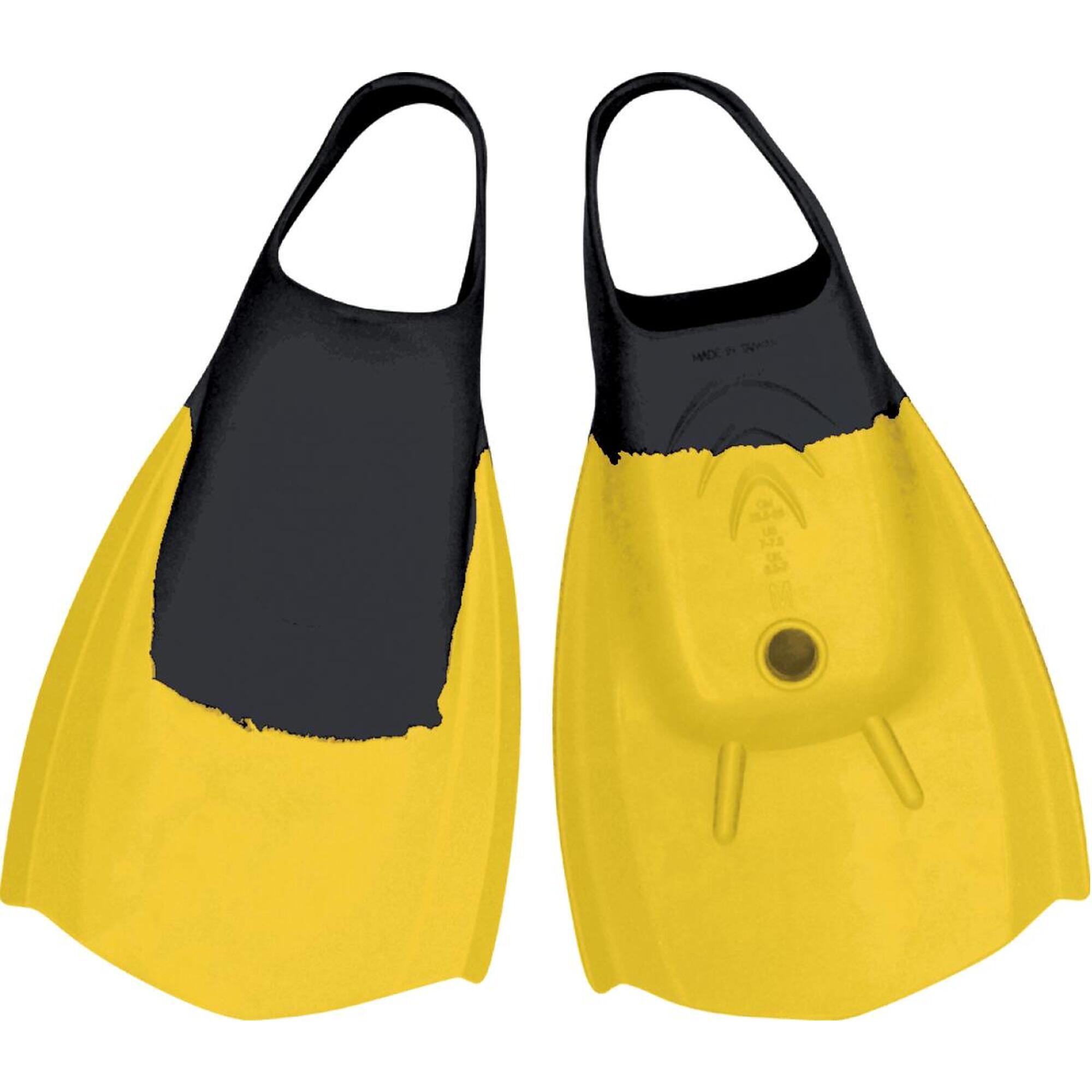 Wave-power - Day Fins Palmes Bodyboard - Palmes - Jaune|noir - Decathlon