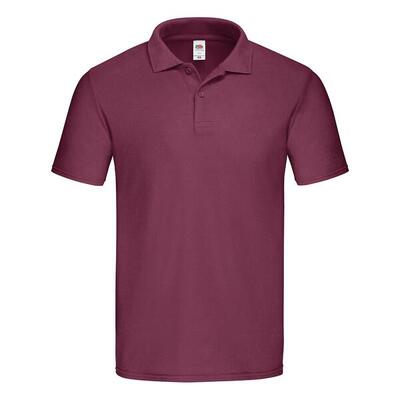 Heren origineel polo shirt (licht grafiet)