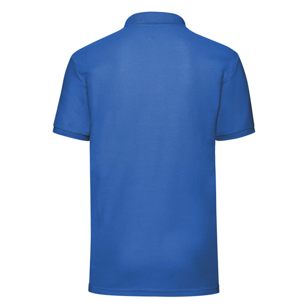 Polo 65/35 de Pique para Hombre Azul Real 2/3