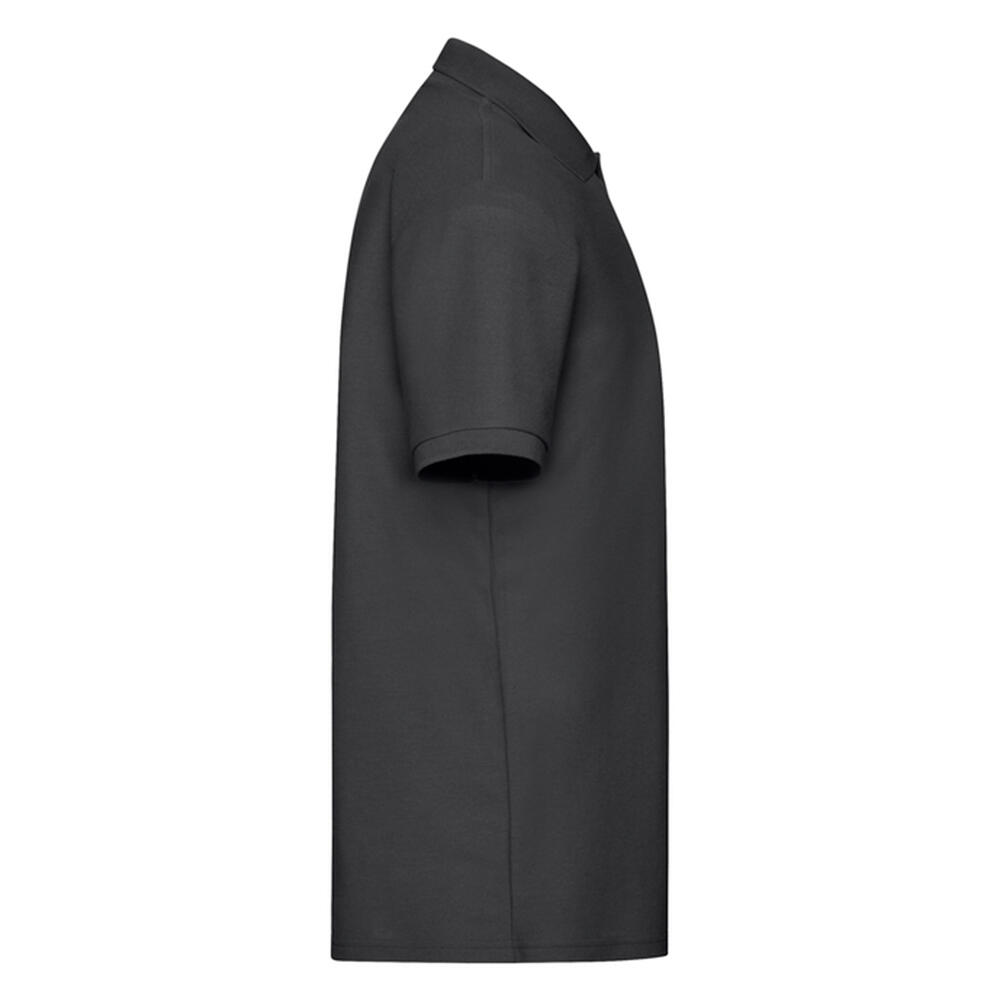 Polo 65/35 de Pique para Hombre Negro 3/3