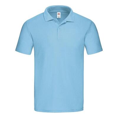 Heren origineel polo shirt (licht grafiet)