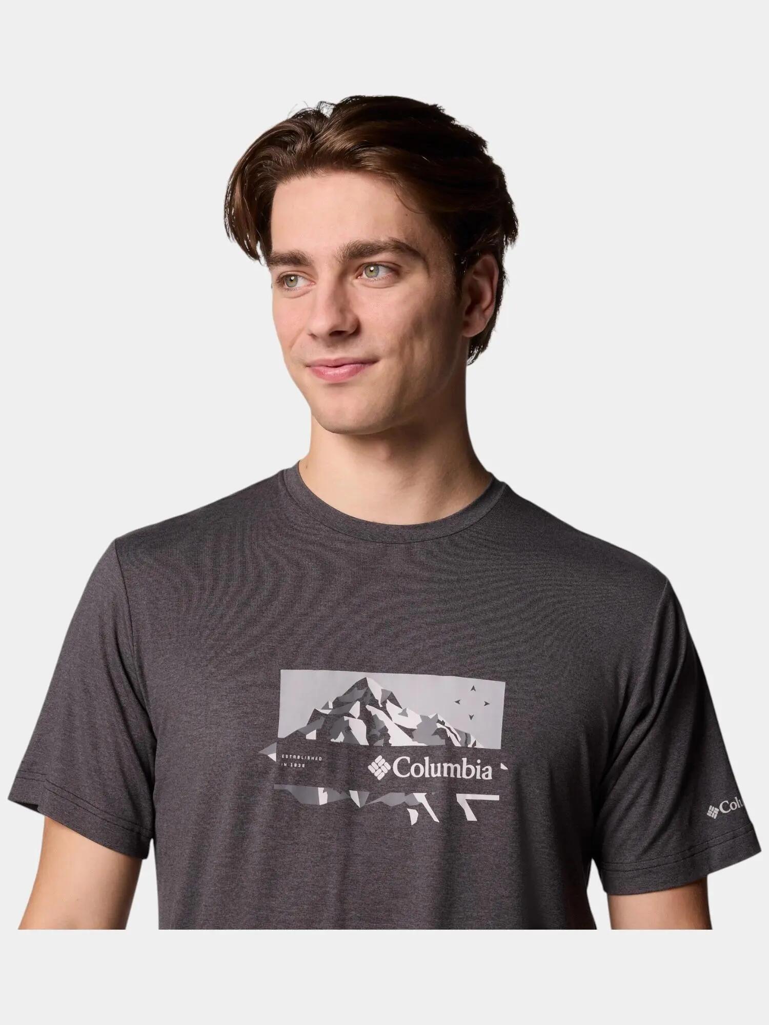 Férfi rövid ujjú sport póló Kwick Hike Graphic SS Tee 4/6