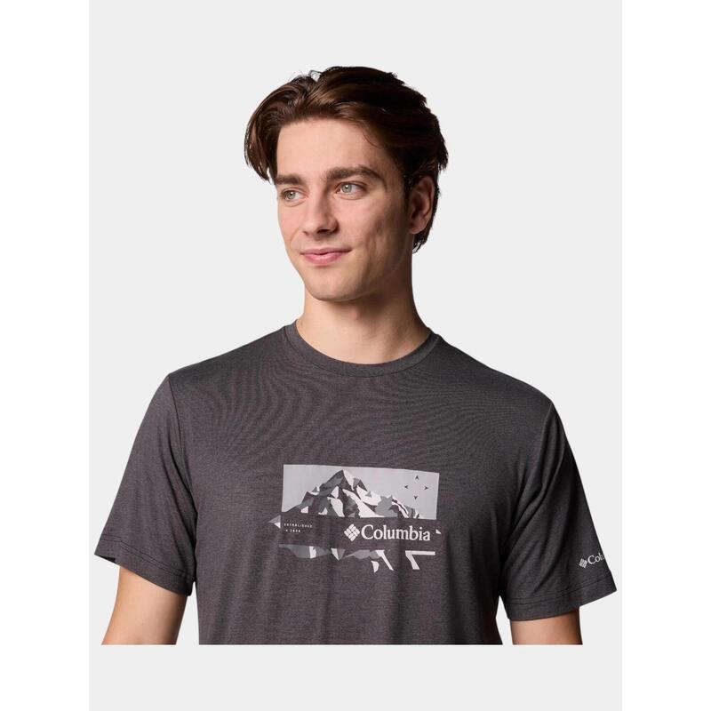 Tricou pentru sport, cu maneci scurte Kwick Hike Graphic SS Tee barbati