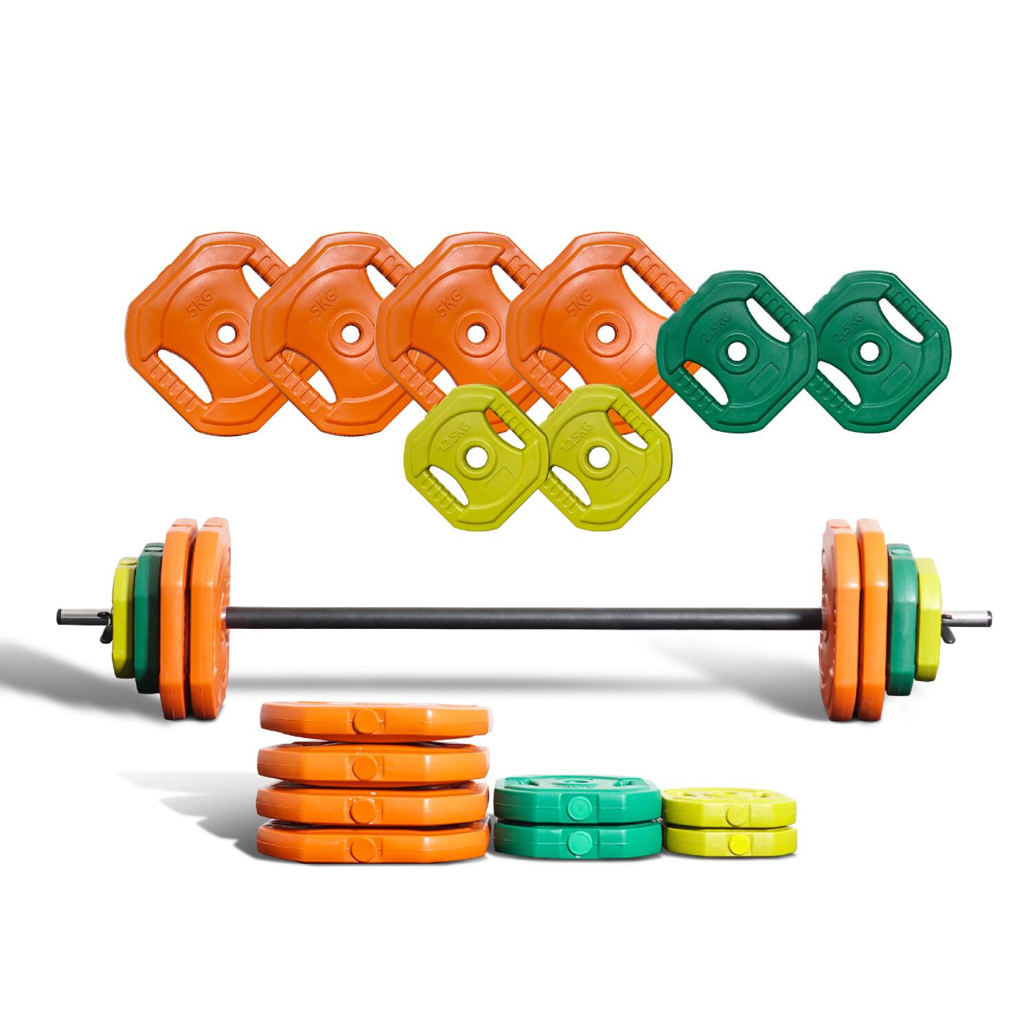 Set Barbell Pump Fitness 30 kg - Homefittools