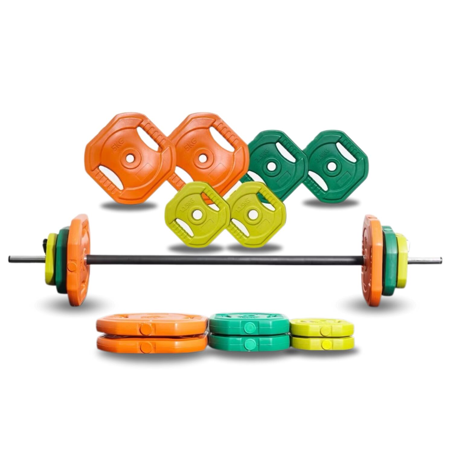 Set Barbell Pump Fitness 20 kg - Homefittools