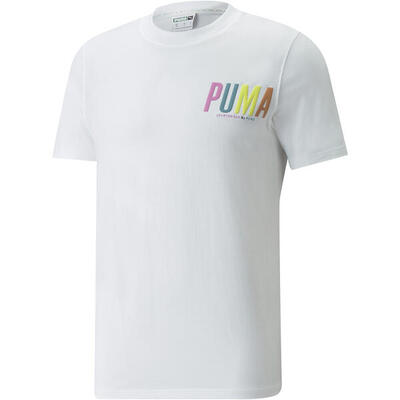 T-shirt puma swxp graphic, wit, mannen