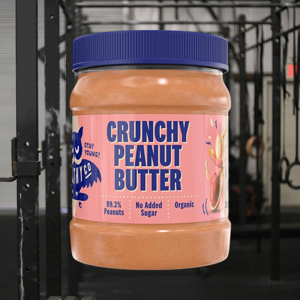 HealthyCo Peanut Butter Organic (350g) Crunchy - Alimenti funzionali 2/3