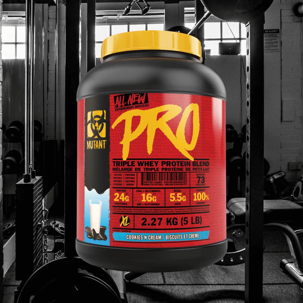 Mutant Hardcore Whey (5lbs) Cookies & Cream - Proteine 2/3