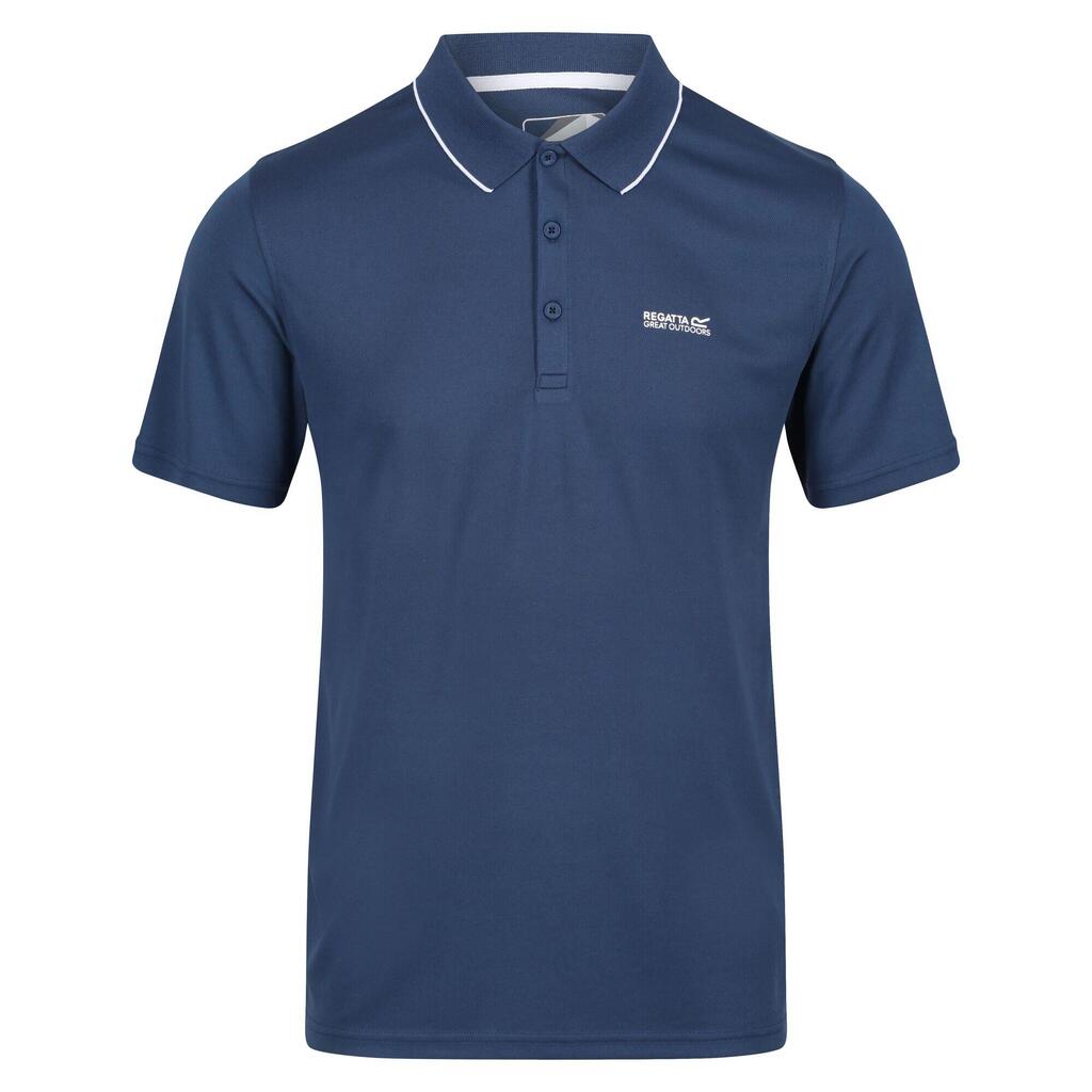 Mens Maverick V Active Polo Shirt (Moonlight Denim)
