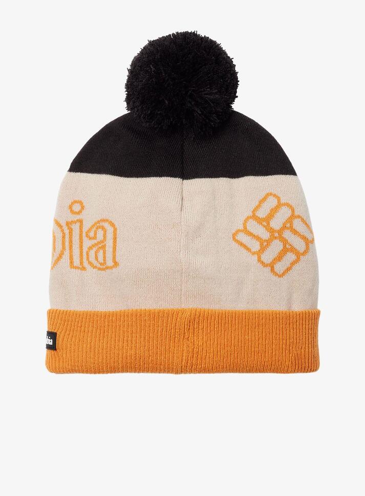 Czapka zimowa Columbia Polar Powder II Beanie - black/dark stone/sunstone