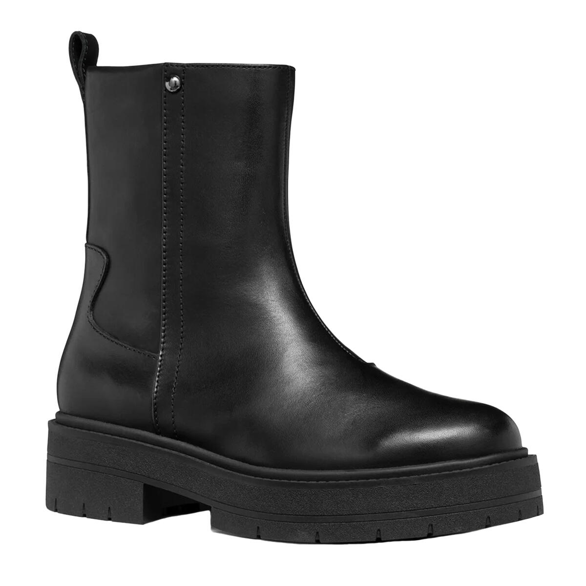 Geox Womens/Ladies D Spherica Ec7 Patent Leather Ankle Boots