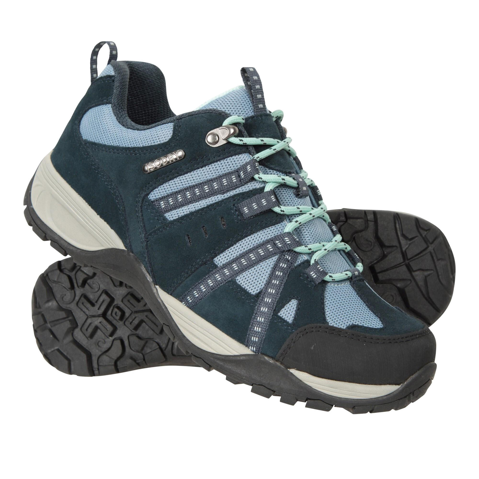 Mountain Warehouse Womens/Ladies Direction II Suede Wide Walking Shoes