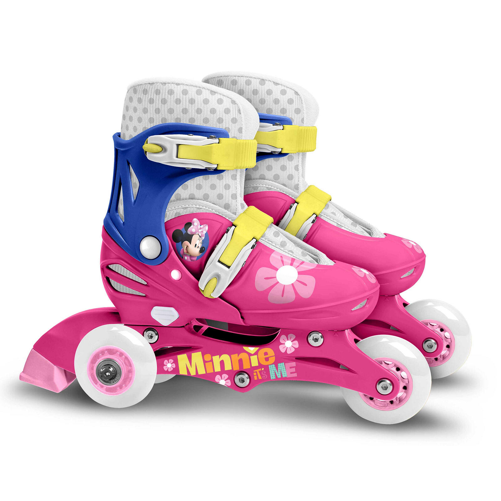 STAMP Kinderschaatsen met 3 wielen Minnie Mouse EU27-30 Roze