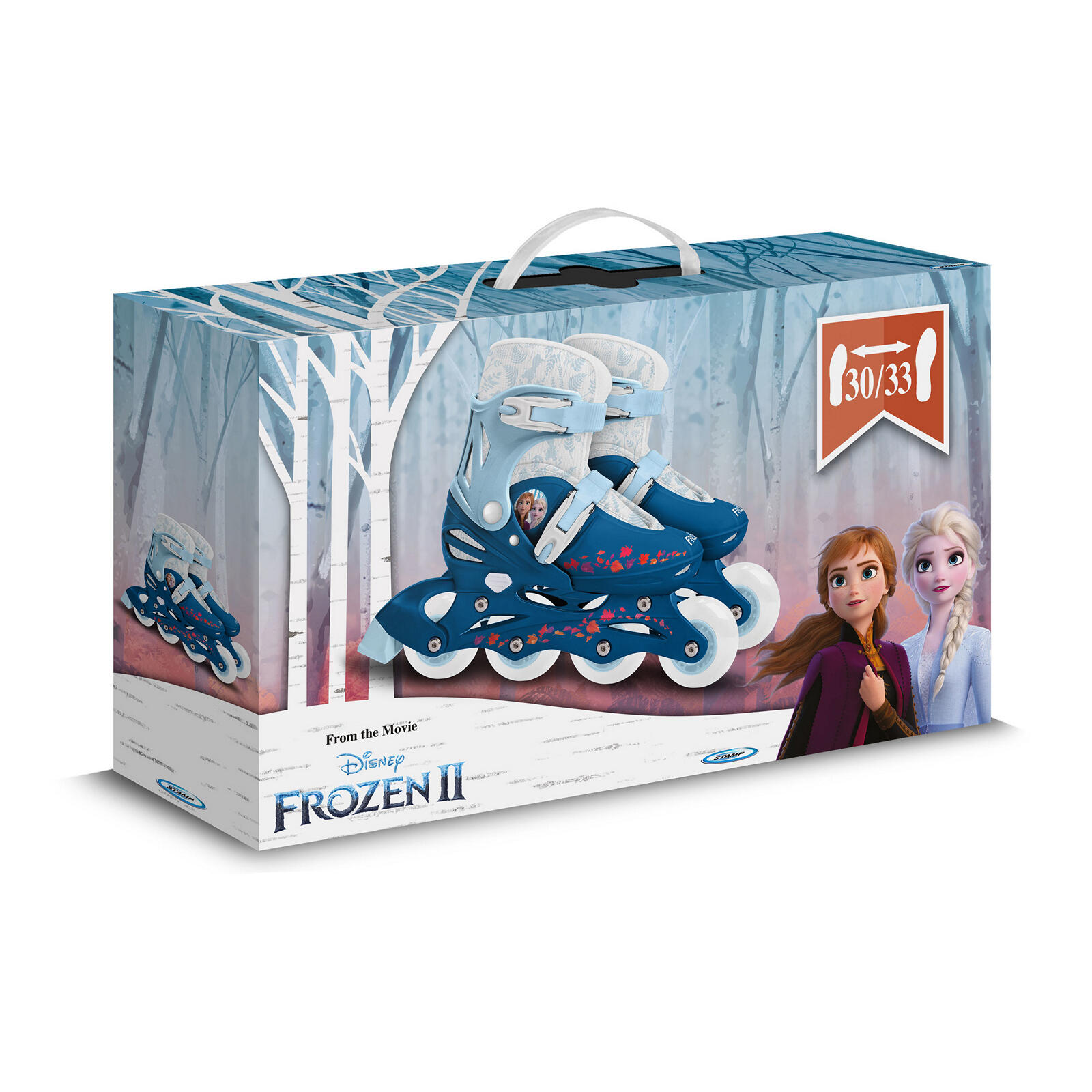 Pattini in linea per bambini Frozen UE 30-33 Blu 3/3