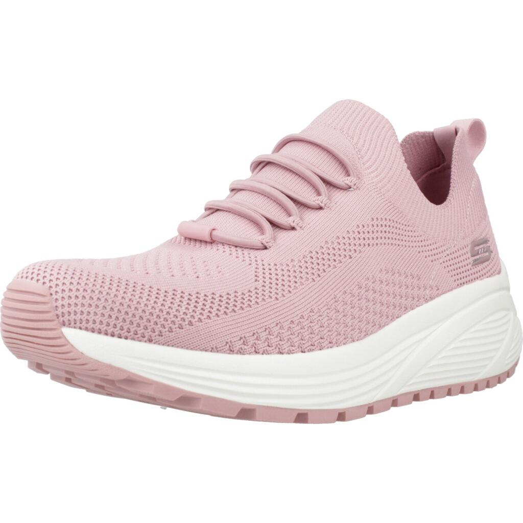 Ténis skechers modelo bobs sparrow 2.0-all cor rosa