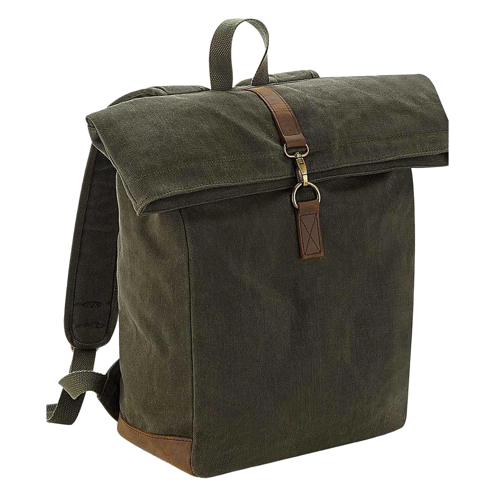 Quadra Heritage Leather Trim Backpack
