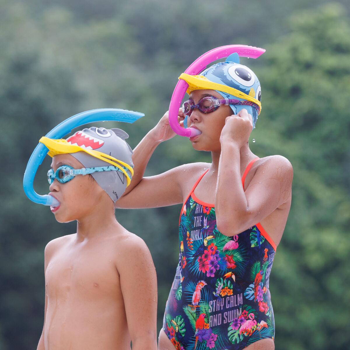 Finis Stability Jr Snorkel Pink 6/7