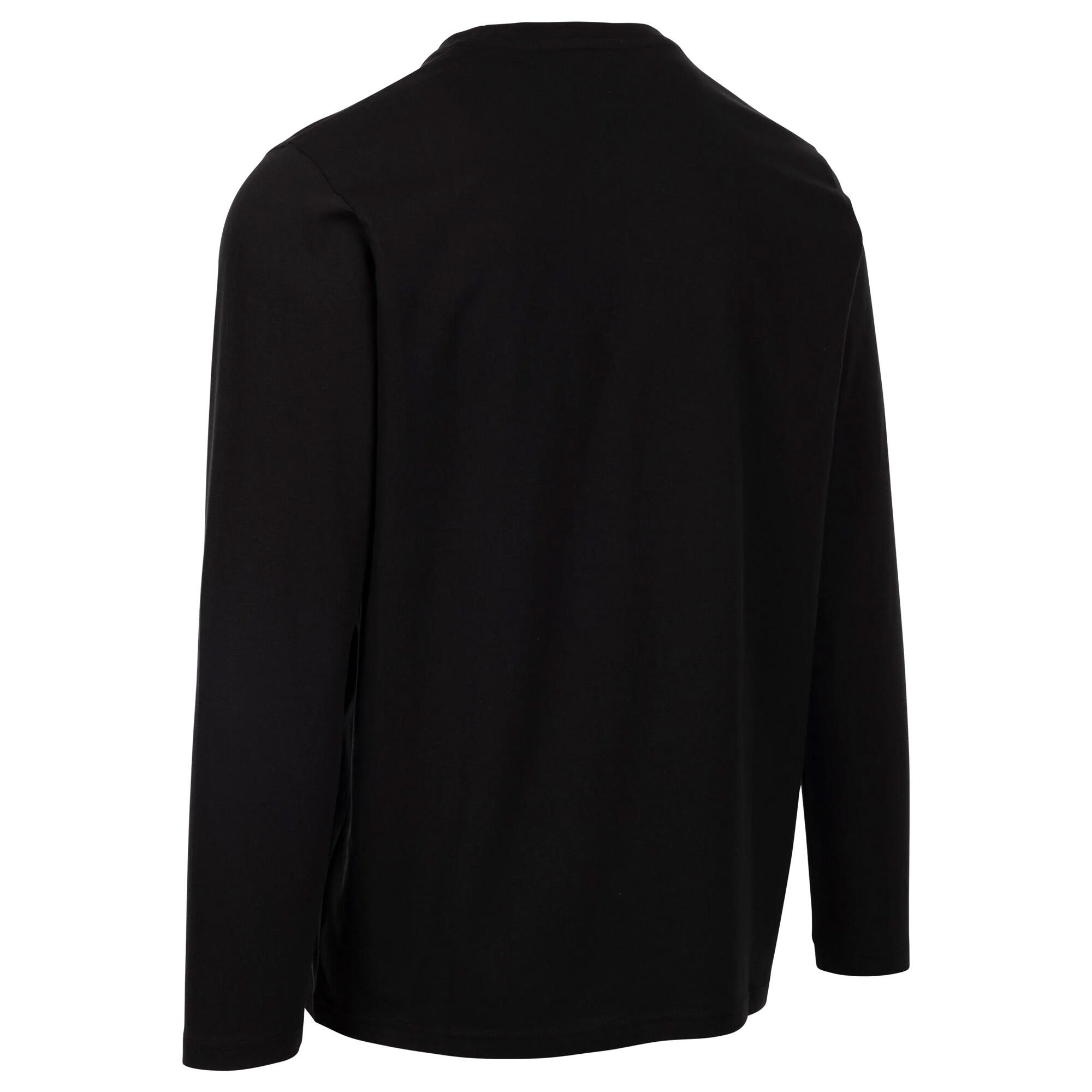 Tshirt Manches Longues MACLEY Homme (Noir) 2/5