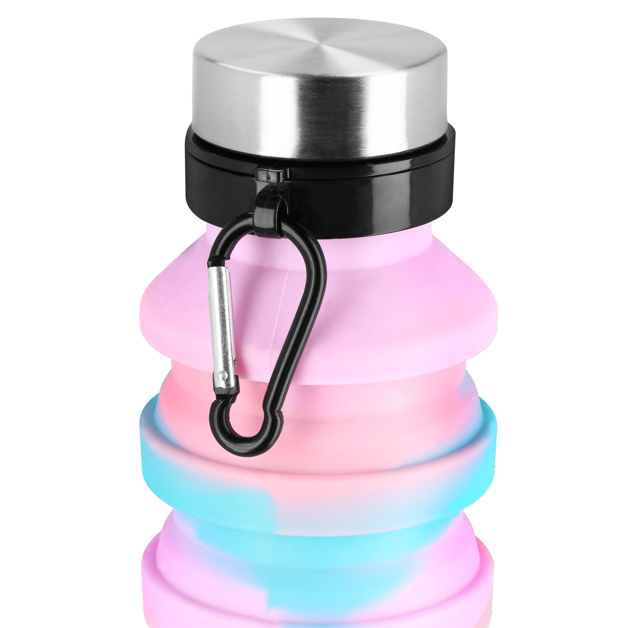 Botella de silicona plegable 550 ml Spokey JUMP 4/6