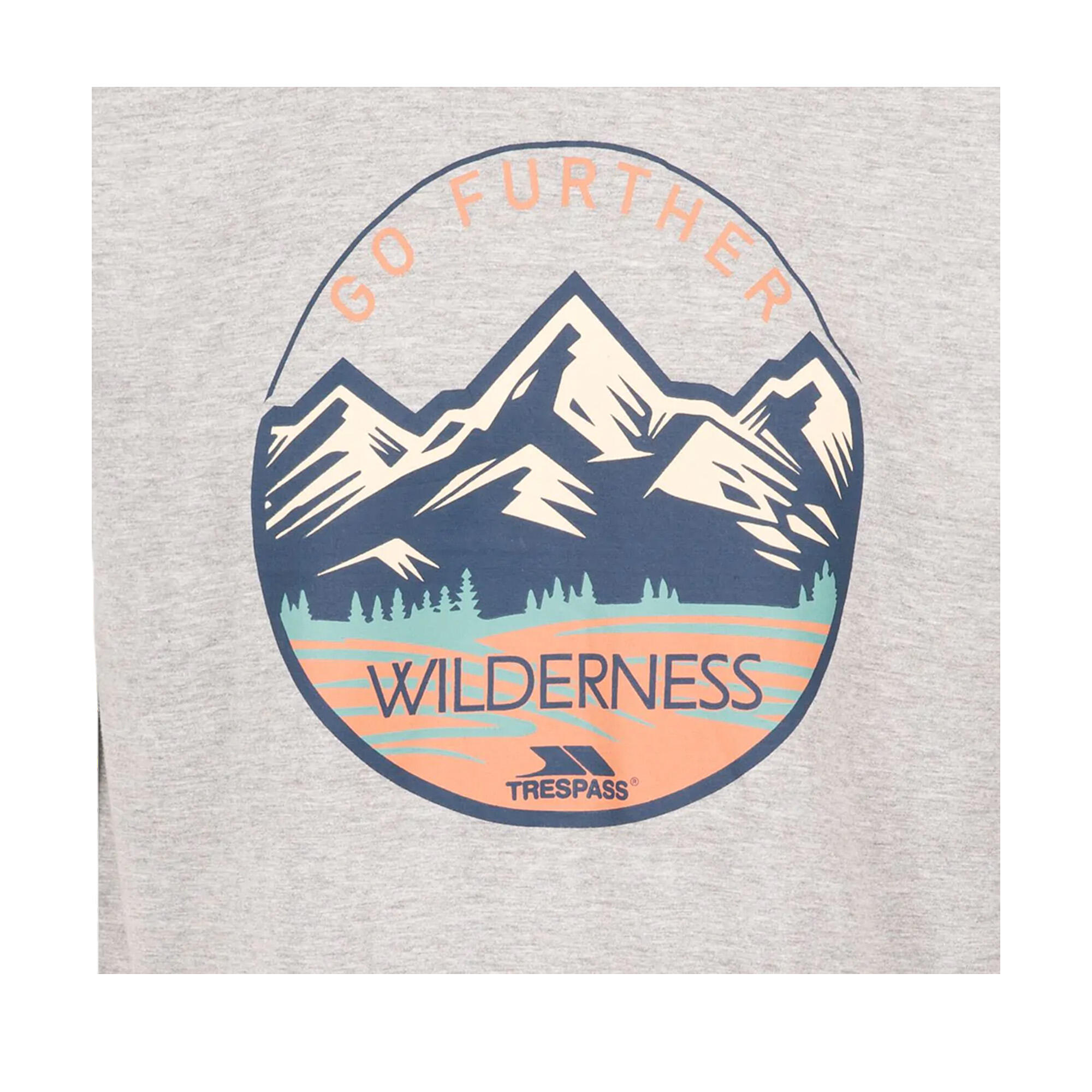 Camiseta Lagoon para Hombre Gris Jaspeado 3/5