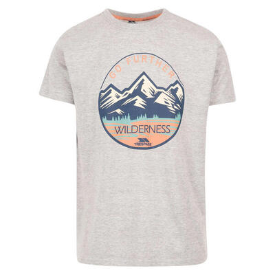 Camiseta Lagoon para Hombre Gris Jaspeado