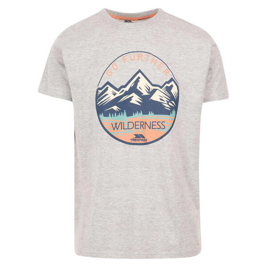 Camiseta Lagoon para Hombre Gris Jaspeado