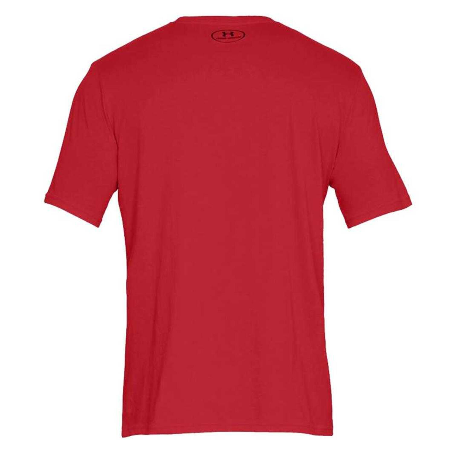 Heren Sportstyle Tshirt (Rood) 2/8