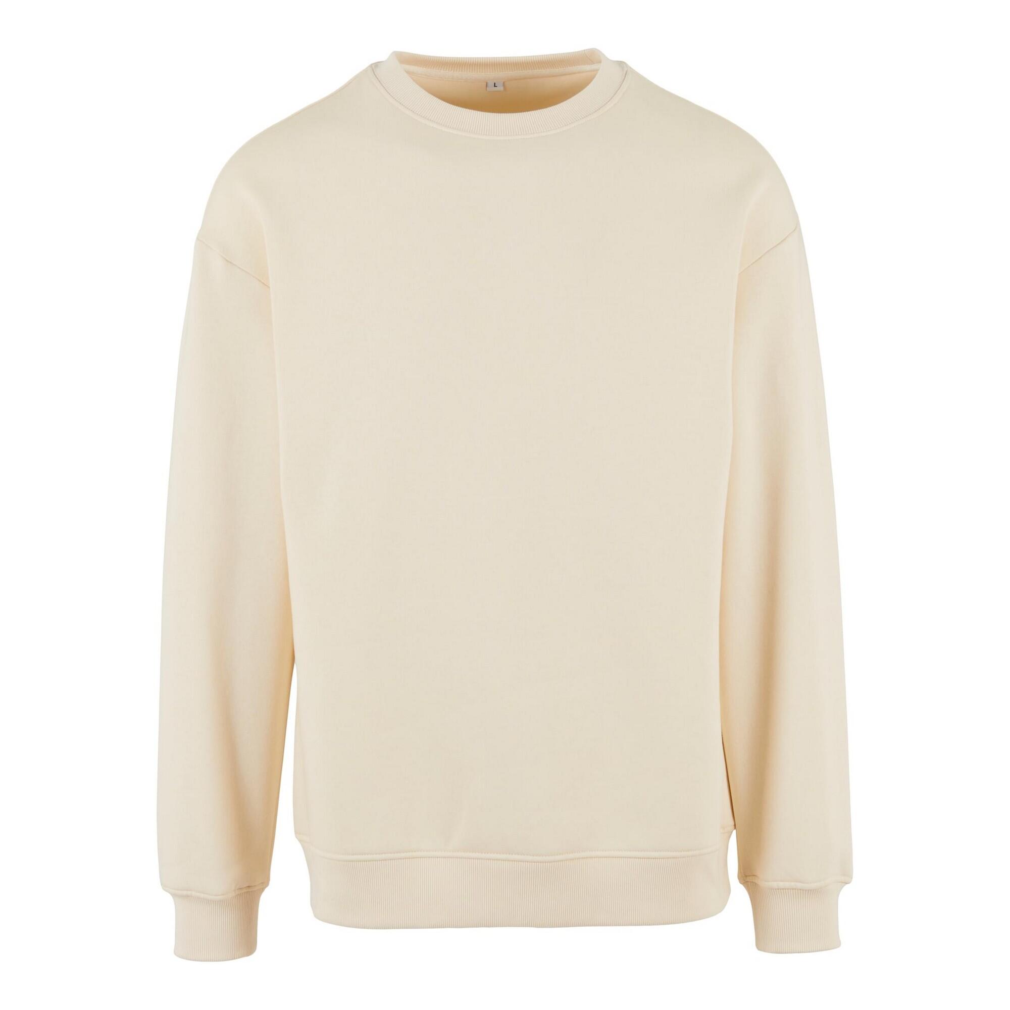 Build Your Brand Mens Crew Neck Plain Sweatshirt