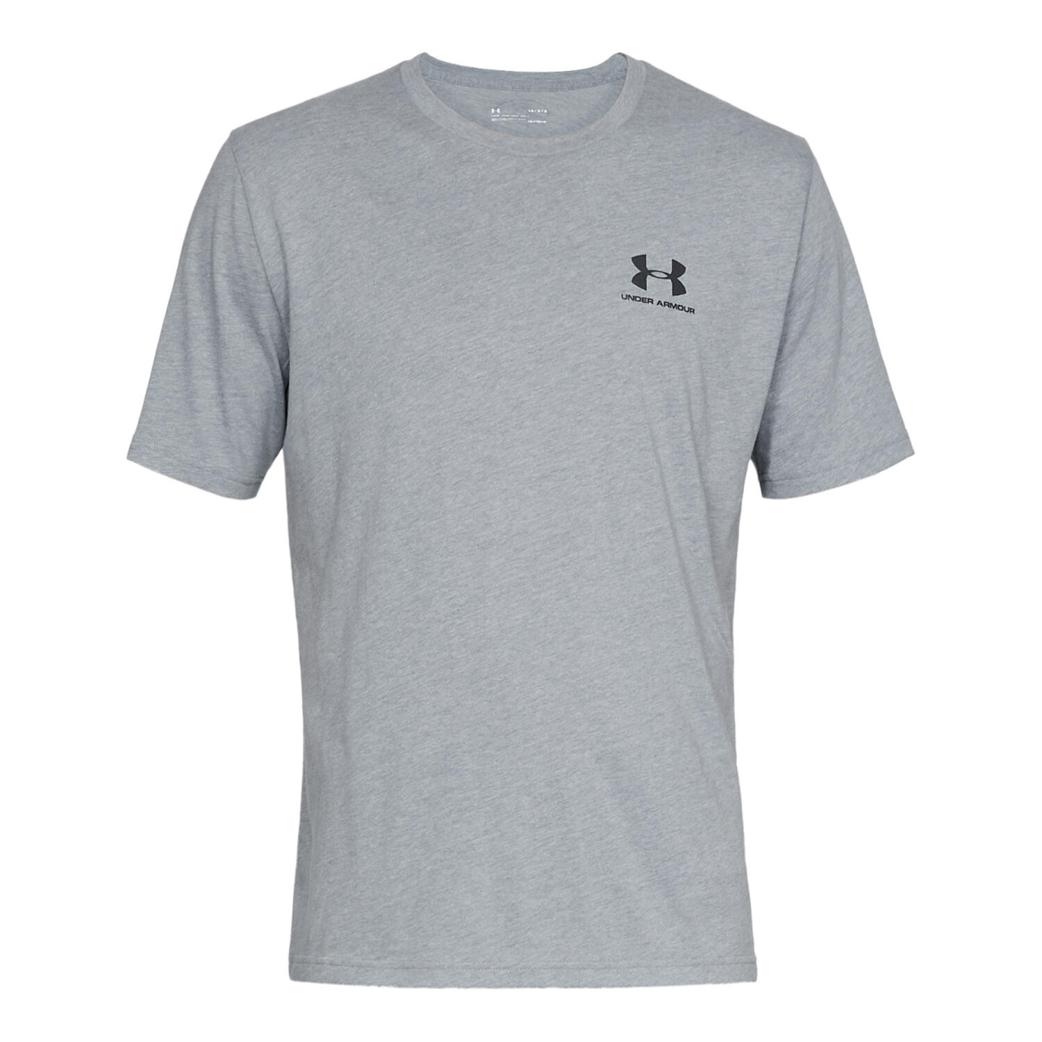 UNDER ARMOUR Mens Sportstyle ShortSleeved TShirt (Light Steel Heather/Black)