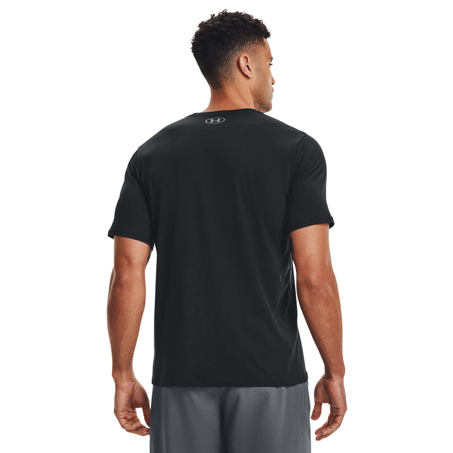 Mens Sportstyle ShortSleeved TShirt (Black/Black) 3/4
