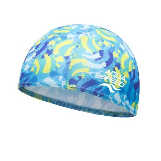 Dziecięcy czepek pływacki z materiału Aqua Speed Baby Cap Print