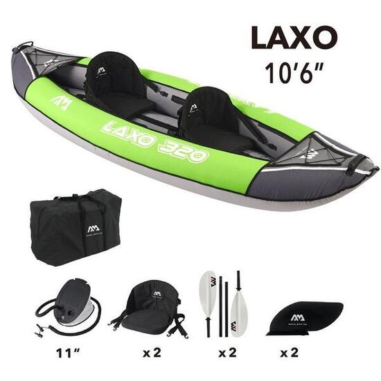 KAYAK AQUA GONFLABLE MARINA LAXO 380 2/3 PERSONNES 2020 - AQUAMARINA