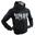 Super Pro Hoody met Rits S.P. Logo Zwart/Wit