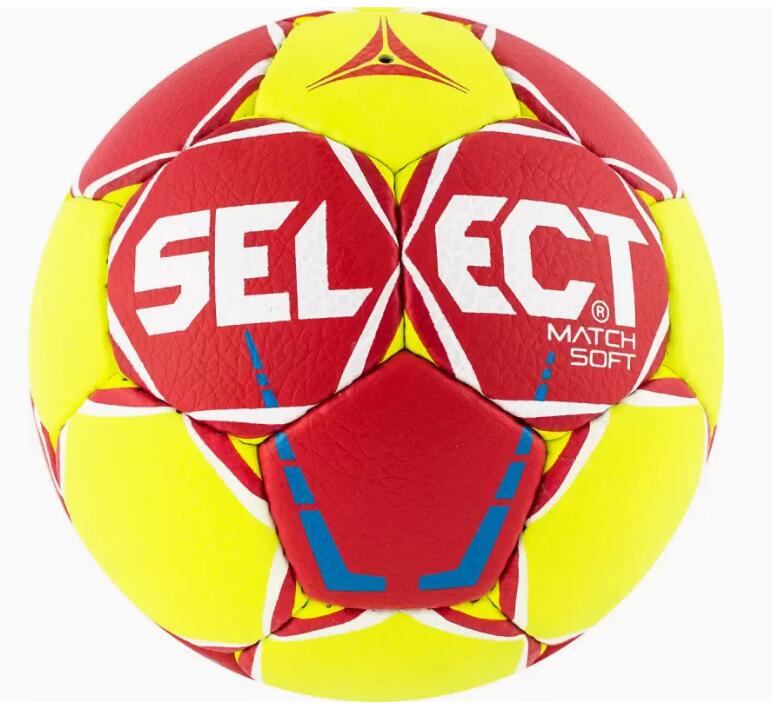 Piłka ręczna Select Match Soft EHF czerwony/żółty r. 3 5/6