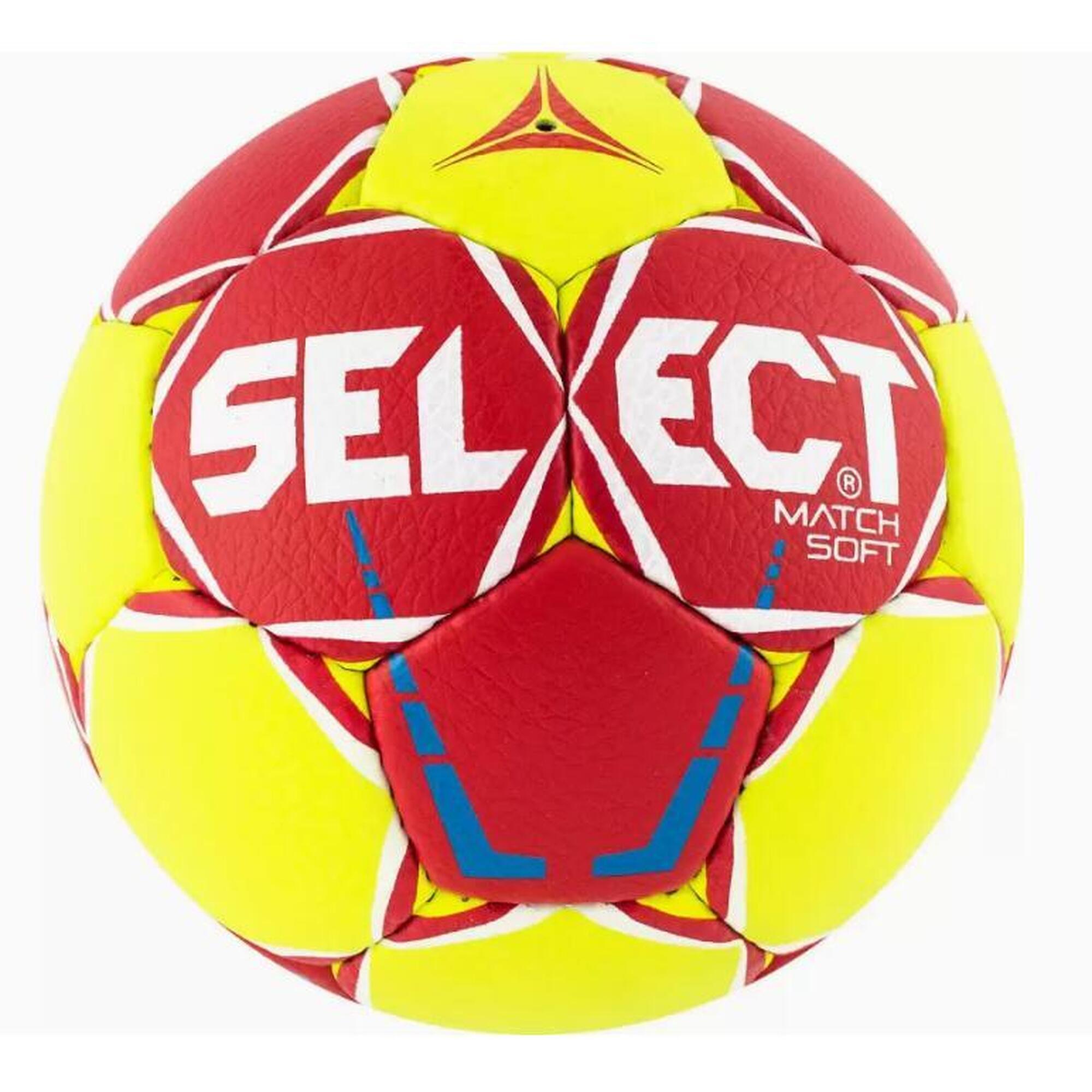 Piłka ręczna Select Match Soft EHF czerwony/żółty r. 3
