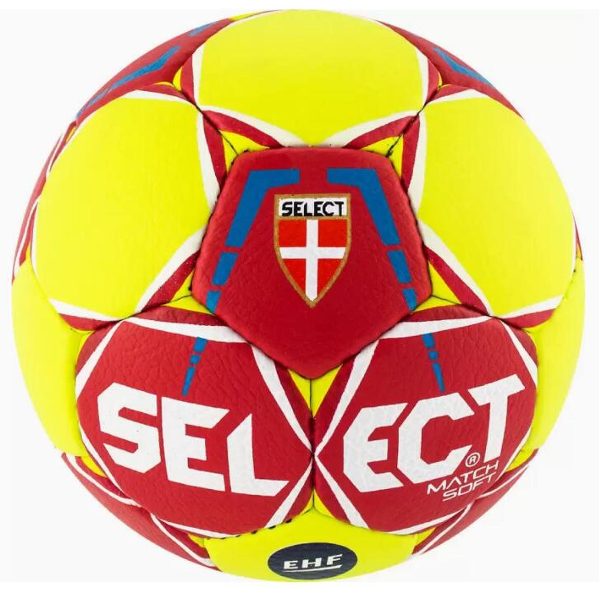 Piłka ręczna Select Match Soft EHF czerwony/żółty r. 3