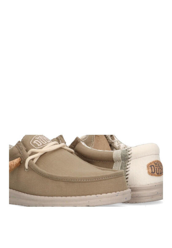 Sapatos para Homem Hey dude Wally break stitch Verde 6/6