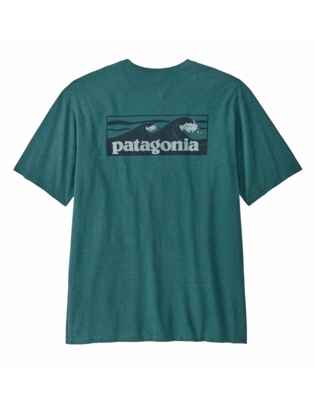 Herren-T-Shirt Patagonia Blau 2/2