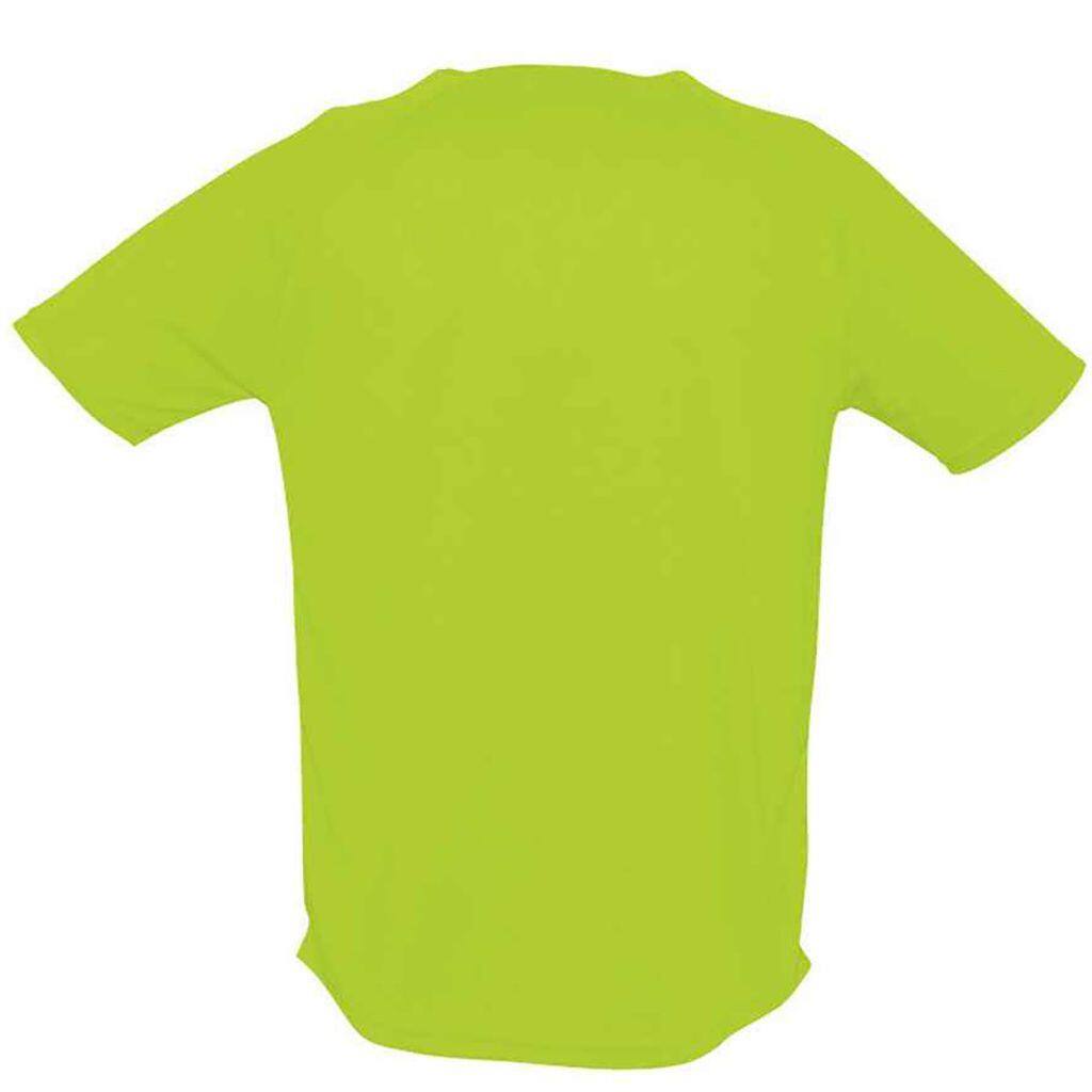 Maglietta Raglan Uomo SOLS Sporty Verde Fluo 2/4