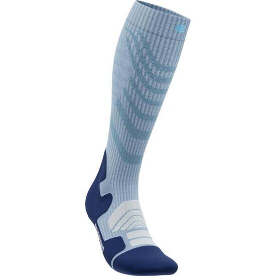 Wandersocken Outdoor Merino Compression Socks Damen sky blue