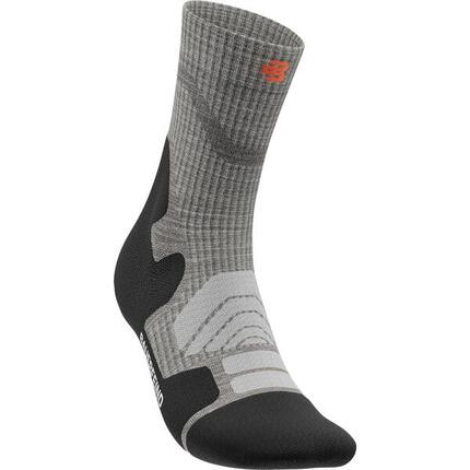 Wander-Socken Outdoor Merino Mid Cut Socks Damen stone grey