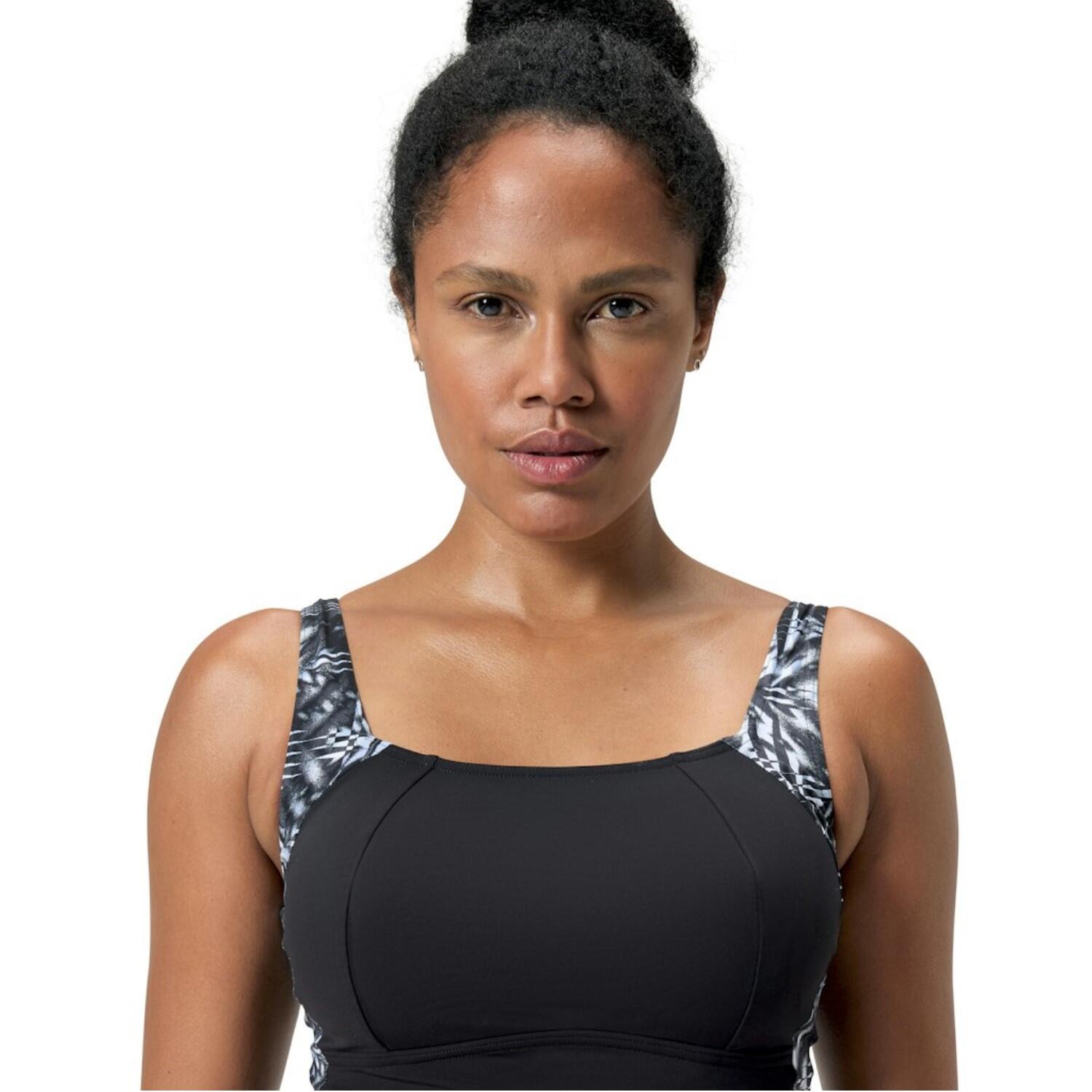 Maillot de bain Speedo Shaping Lunalustre Printed Noir/Gris 7/7