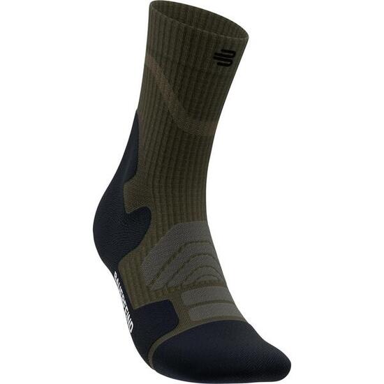 Wander-Socken Outdoor Merino Mid Cut Socks Men moss green