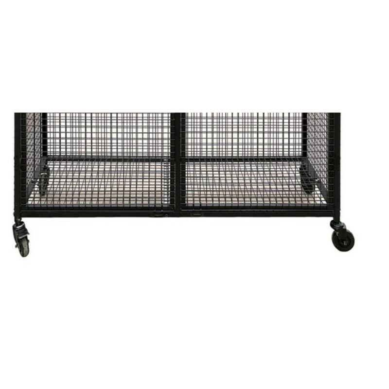 Cage de stockage 2 portes, 1450 x 550 x 1550 mm
