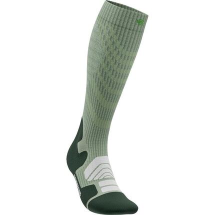 Wandersocken Outdoor Merino Compression Socks Damen herbal green