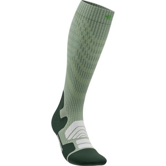 Wandersocken Outdoor Merino Compression Socks Damen herbal green